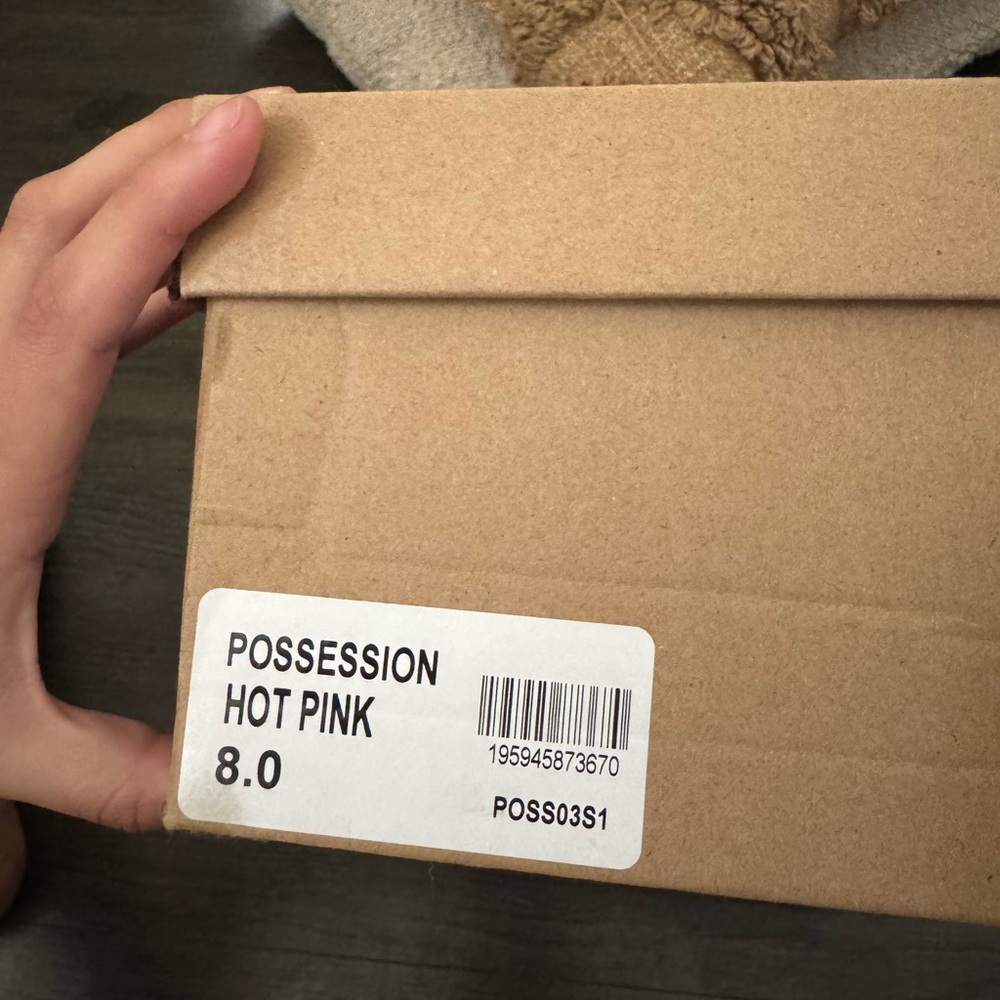 Possession Hot Pink Shoes Box